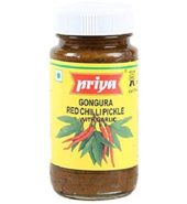 Priya Gongura Red Chilli Pickle 300 Grams